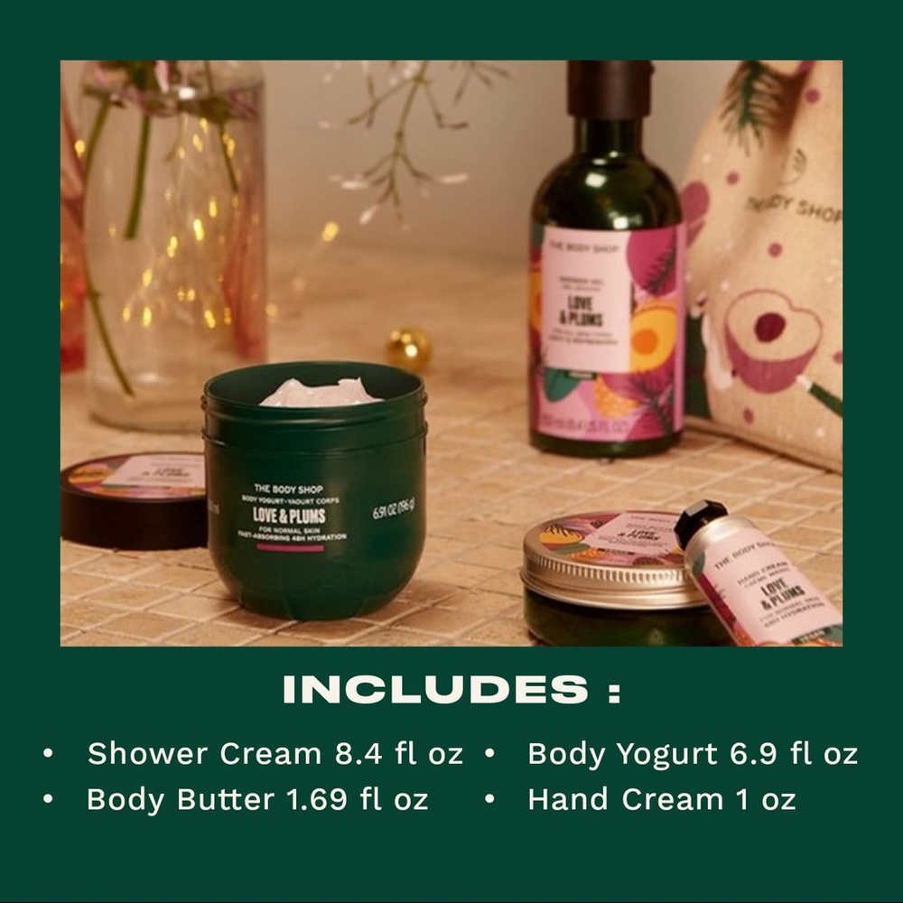 Unopened with tags - Love and Plums Gift Set from The Body Shop
